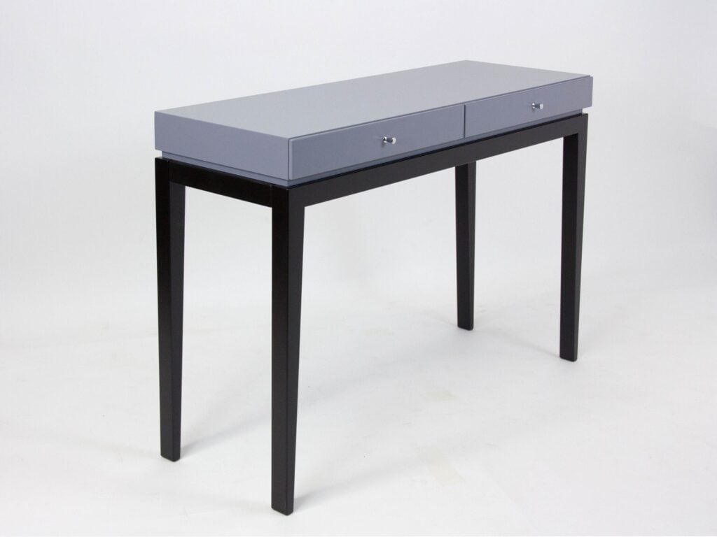 Туалетный столик Static, серый корпус, черные ножки 90Х35 в. 75